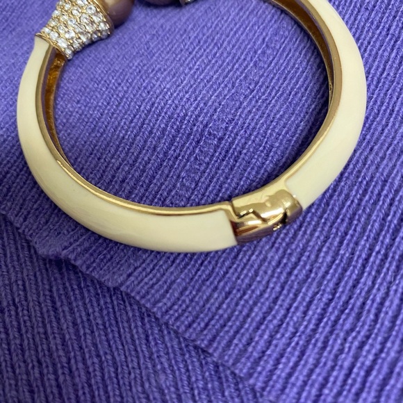 Kate Spade Enamel Hinged Cuff Bracelet - Picture 4 of 7